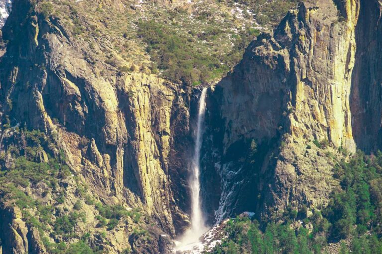 Bridalveil Fall in Yosemite National Park, California.