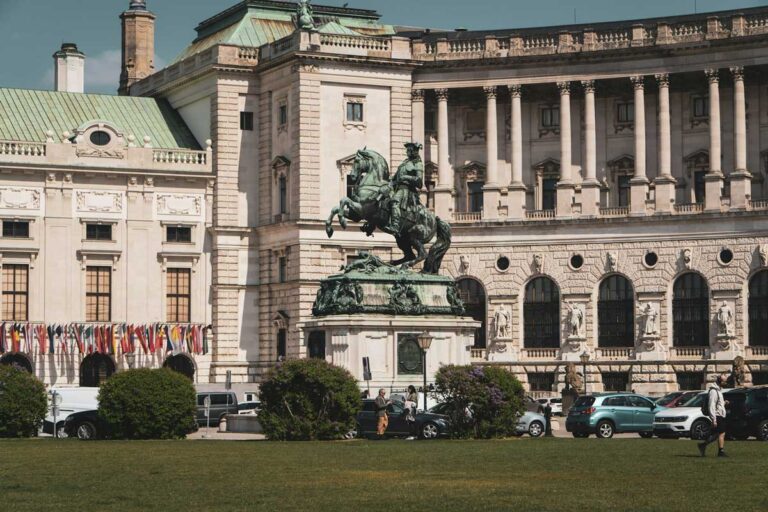 The Imperial Palace (Hofburg) in Vienna, home of the Imperial Apartments.