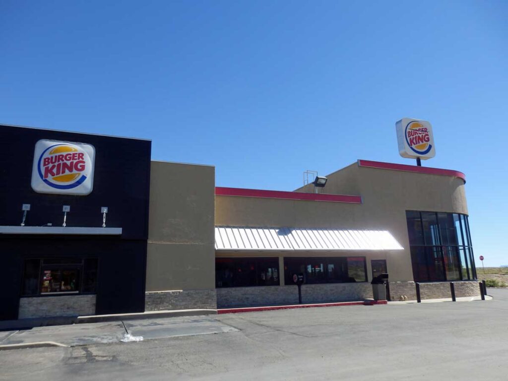 The Kayenta Burger King in north-east Arizona, home to a small museum about the Navajo code-talkers.