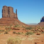 Big buttes in Monument Valley, Arizona.