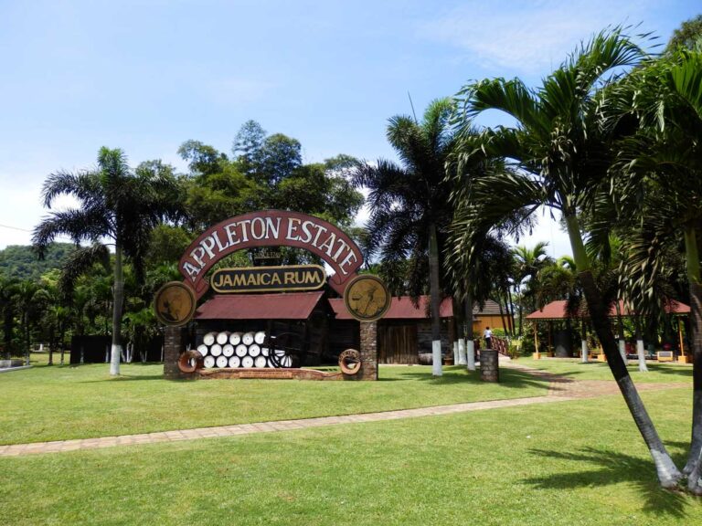The Appleton Estate rum distillery in Jamaica.