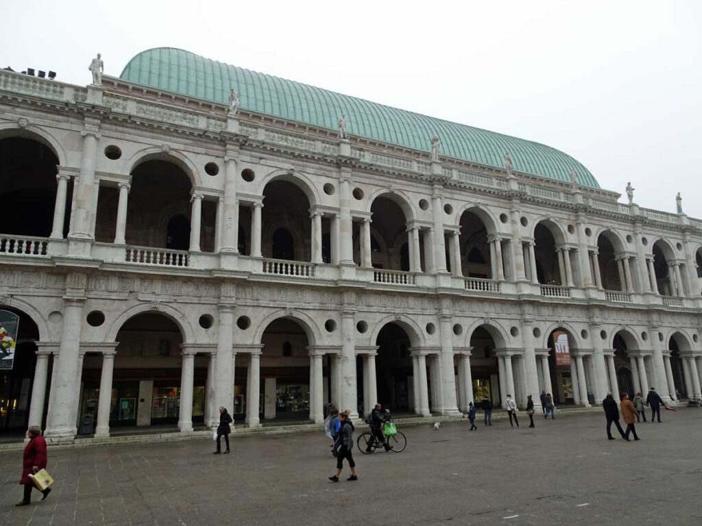The Basilica Palladiana in Vicenza, Italy.