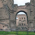 The Baths of Caracalla in Rome, Italy.