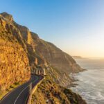 The Chapman's Peak Drive in Cape Town, South Africa.