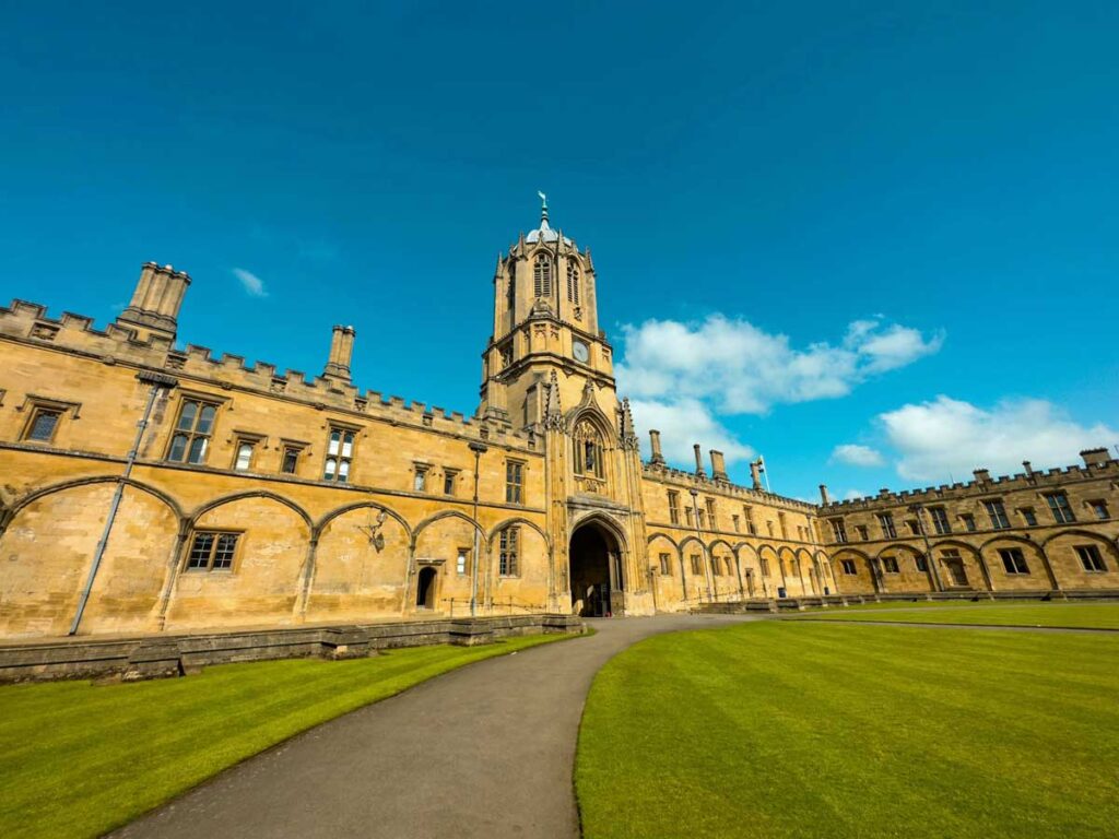 Christ Church College in Oxford, England.