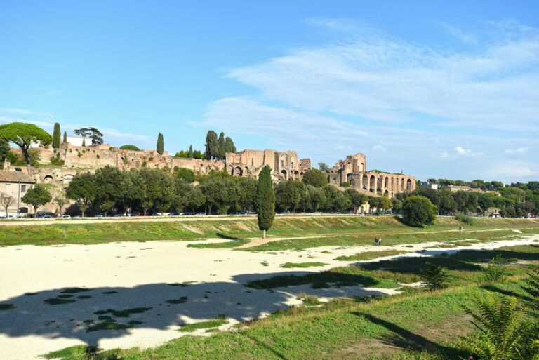 The Circus Maximus in Rome, Italy.