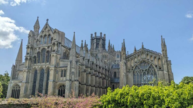 Ely Cathedral in Cambridgeshire, England.