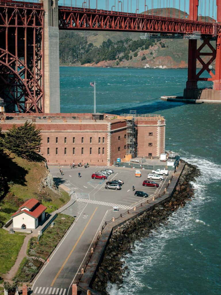 Fort Point in San Francisco, California.