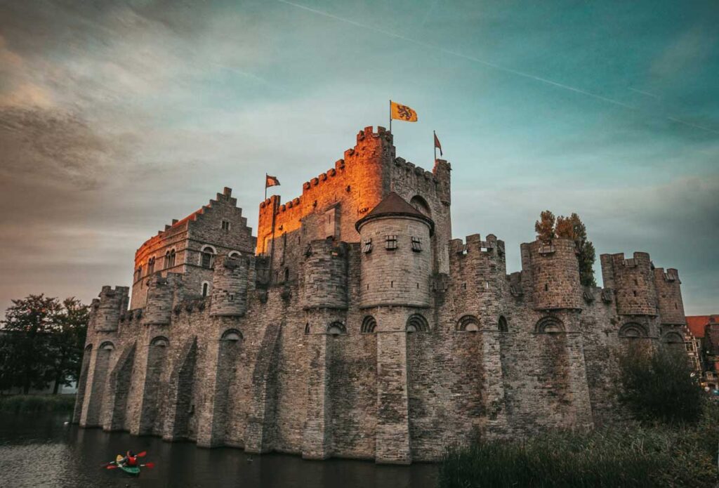 The Gravensteen in Ghent, Belgium.