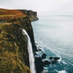 Kilt Rock and Mealt Falls on the Isle of Skye, Scotland.