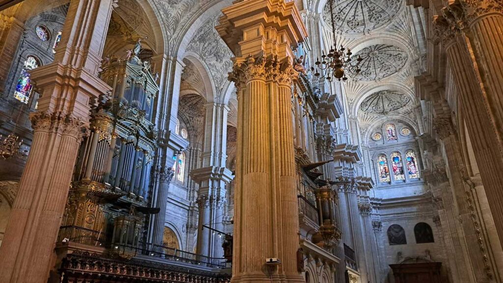 Málaga Cathedral in Málaga, Spain.