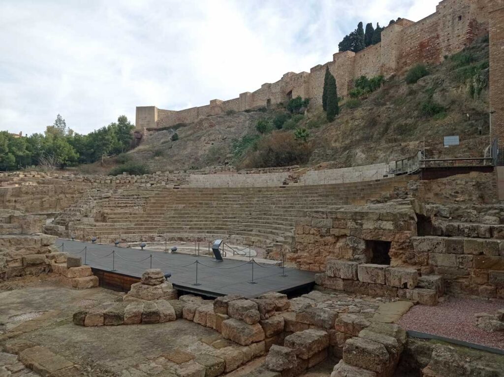 The Roman Theatre in Malaga, Spain.