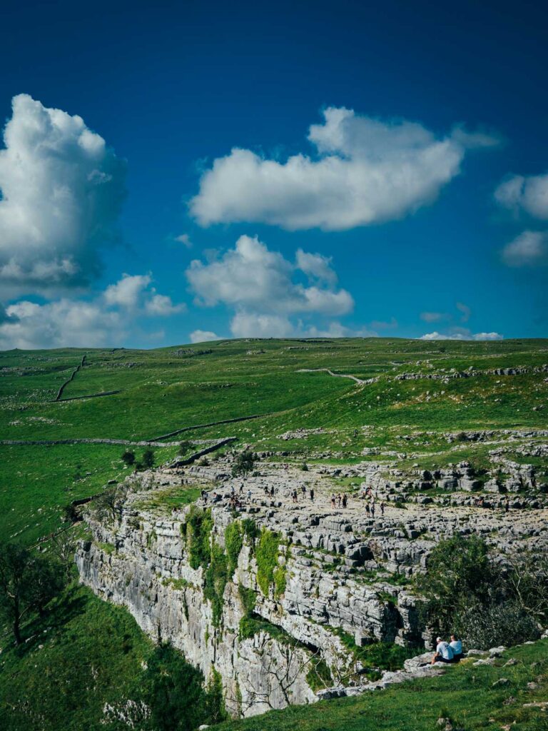 Malham Cove in the Yorkshire Dales National Park.
