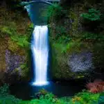 Multnomah Falls in Oregon's Columbia River Gorge.