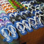 Dodgy flip-flops at the Patpong Night Market.