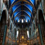 The Notre-Dame Basilica of Montreal.