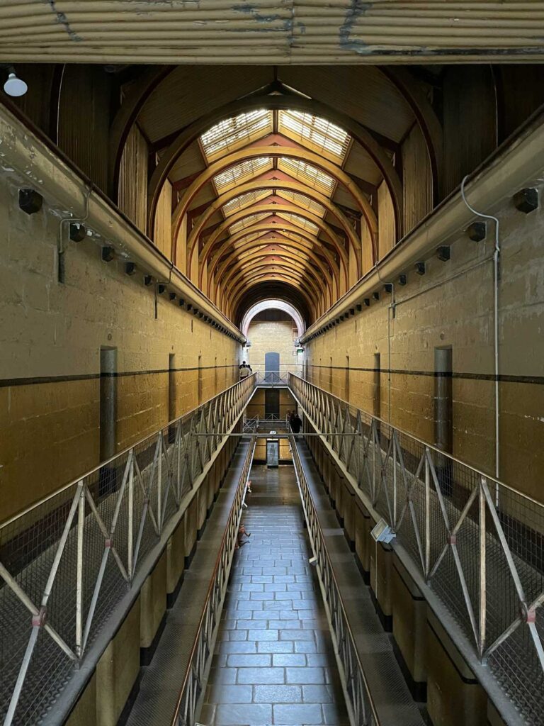 Old Melbourne Gaol in Melbourne, Victoria.