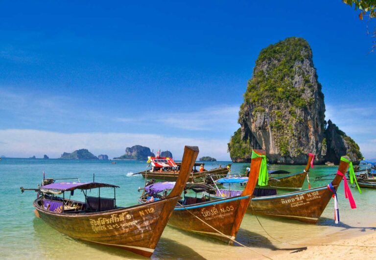 Phra Nang Beach in Krabi, Thailand.
