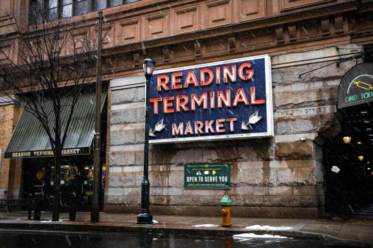 Reading Terminal Market in Philadelphia.