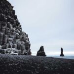 The Reynisfjara black sand beach on Iceland's south coast.