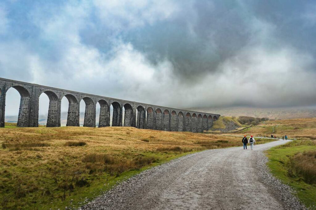 The Ribblehead Viaduct in the Yorkshire Dales, Yorkshire.
