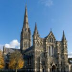 Salisbury Cathedral in Salisbury, Wiltshire.