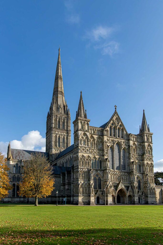 Salisbury Cathedral in Salisbury, Wiltshire.