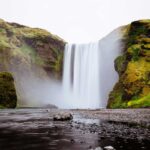 The Skógafoss waterfall in southern Iceland.