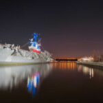 The USS Intrepid at the Intrepid Museum, New York City.
