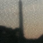 The Vietnam Veterans Memorial on the National Mall, Washington DC.