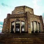 Vista House overlooking Oregon's Columbia River Gorge.