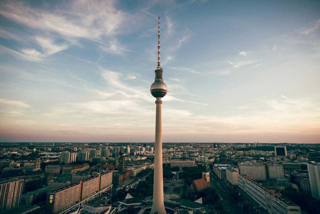 The Berlin TV Tower.