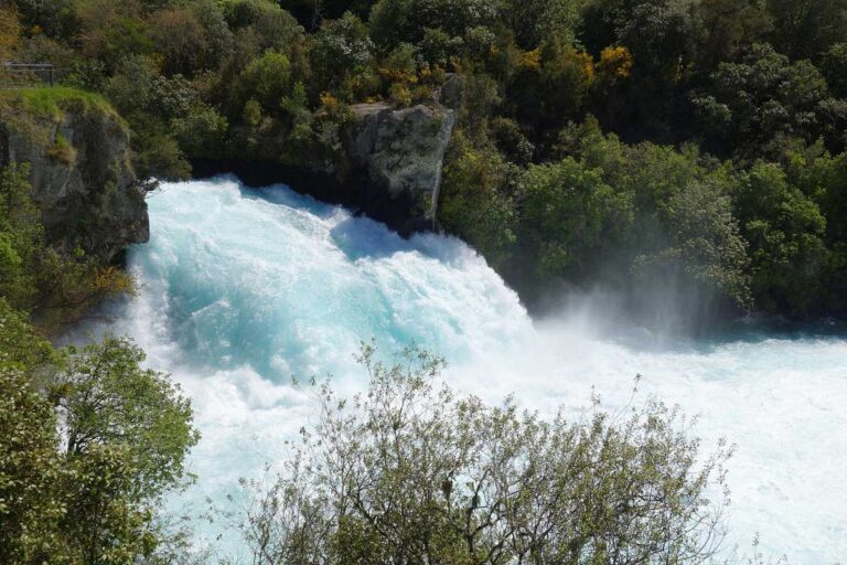 Huka Falls near Taupo in New Zealand.