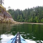 Kayaking on Indian Arm, Vancouver.