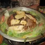 A Lao barbecue in Luang Prabang, Laos.