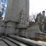The USS Maine Monument in Central Park, New York City.
