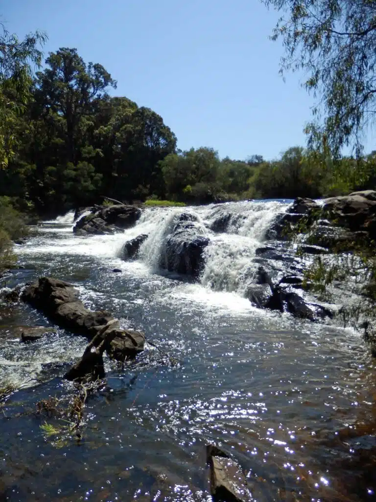 Yalgardup Falls in Margaret River, Western Australia.