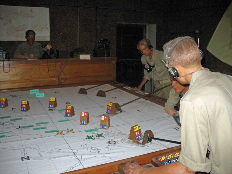 Inside the Battlebox, Singapore.