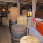 On board the Boston Tea Party Ships in Boston, Massachusetts.