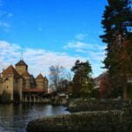 Chillon Castle near Montreux, Switzerland.