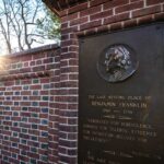 The Christ Church Burial Ground in Philadelphia, Pennsylvania.