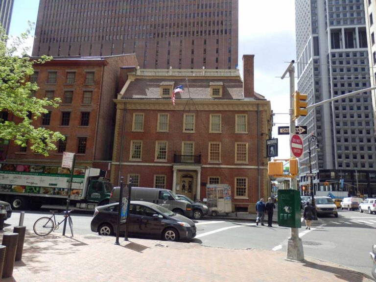 The Fraunces Tavern in Lower Manhattan, New York City.