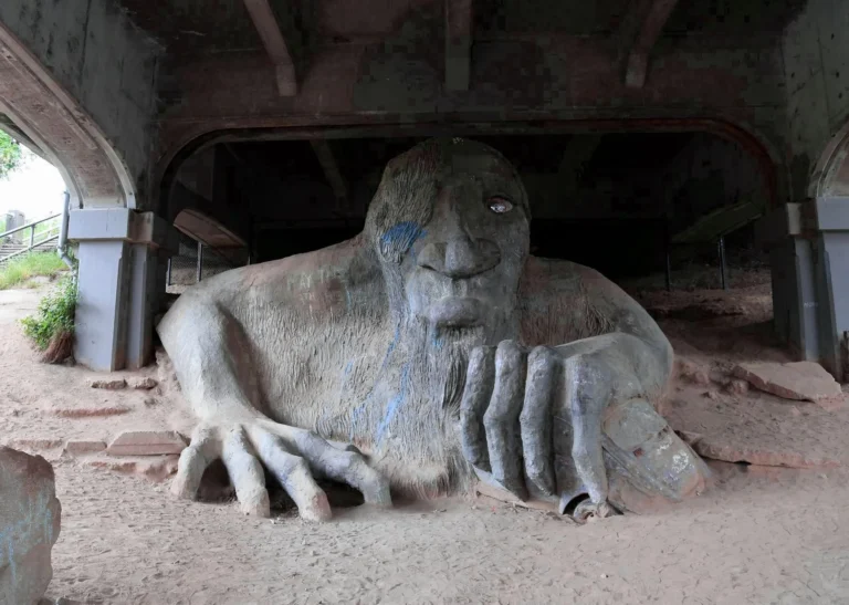 The Fremantle Troll in Fremont, Seattle.