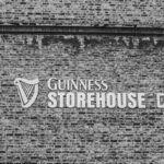 Sign for the Guinness Storehouse in Dublin, Ireland.