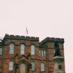 Inverness Castle in Inverness, Scotland.