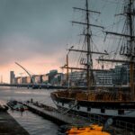 The Jeanie Johnston Tall Ship in Dublin, Ireland.