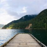 Lake Crecent in Olympic National Park, Washington.