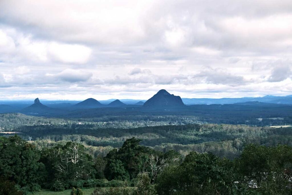 View from the Mary Cairncross Scenic Reserve in Maleny, Queensland.