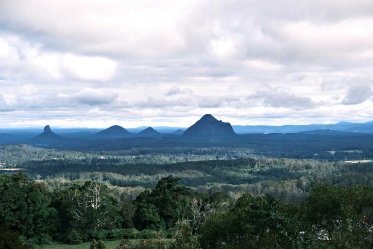 View from the Mary Cairncross Scenic Reserve in Maleny, Queensland.