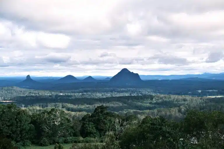 View from the Mary Cairncross Scenic Reserve in Maleny, Queensland.
